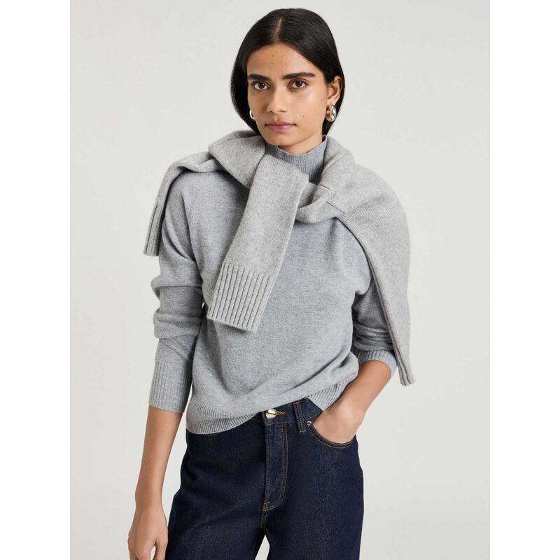 Veronika Maine Merino Funnel Neck Sweater image number 6